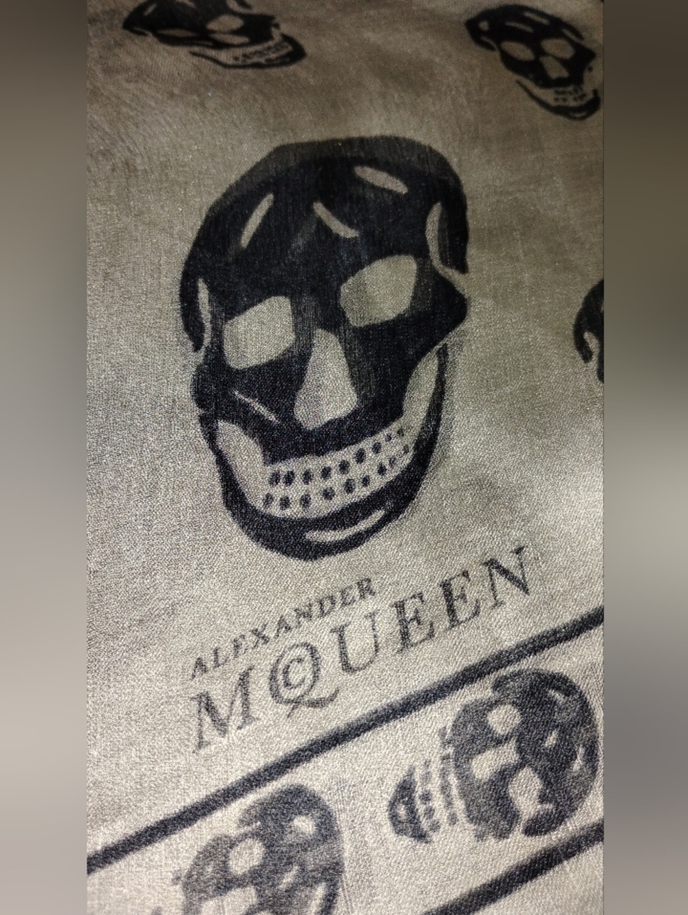 ALEXANDER MCQUEEN SILK CHIFFON SCARF NWOT